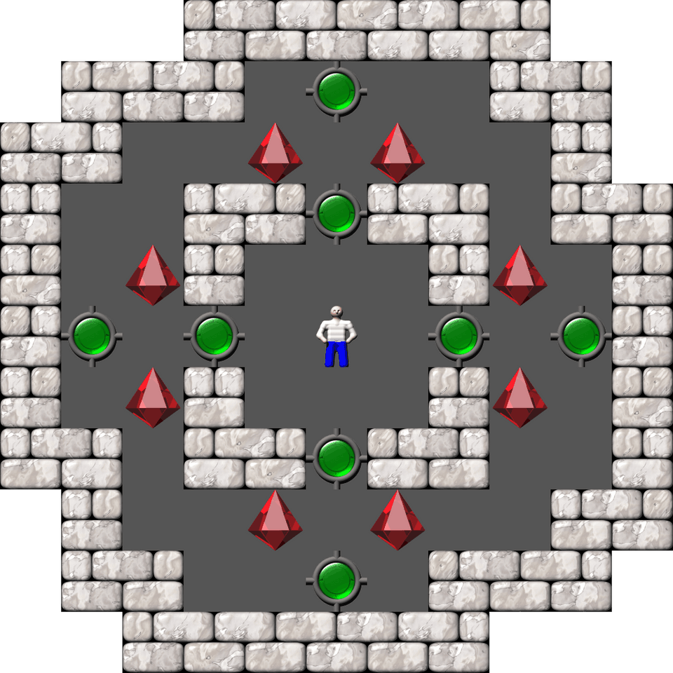 Sokoban Sasquatch XII level 28